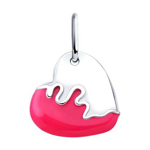 Ювелирное изделие - Подвеска из серебра с эмалью в магазине Best-Gold 152860