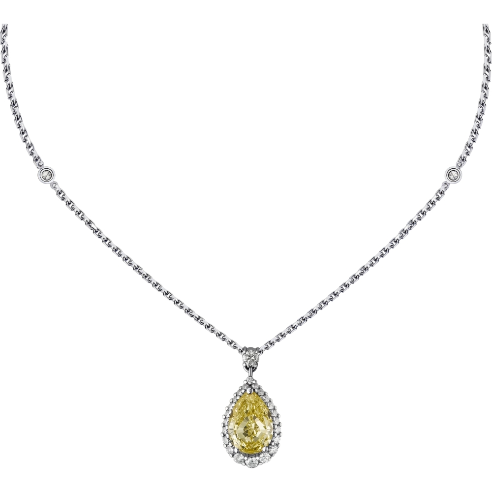 Ювелирное изделие - Колье в желтом золоте с бриллиантами в магазине Best-Gold 127151