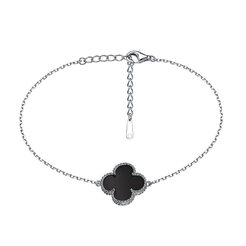 Ювелирное изделие - Браслет из серебра с ониксом в магазине Best-Gold 142493