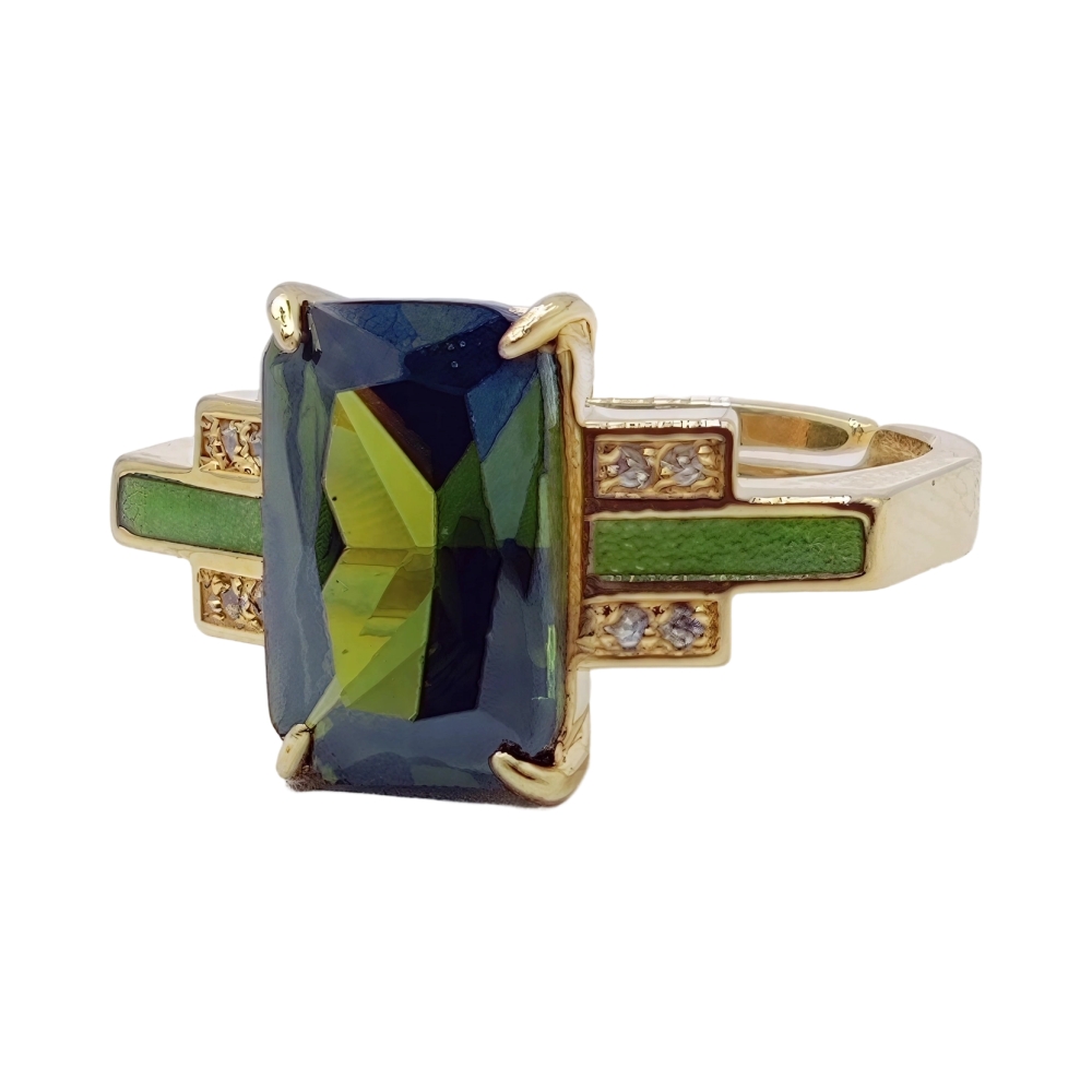 Ювелирное изделие - Бижутерное кольцо с фианитами в магазине Best-Gold 148945