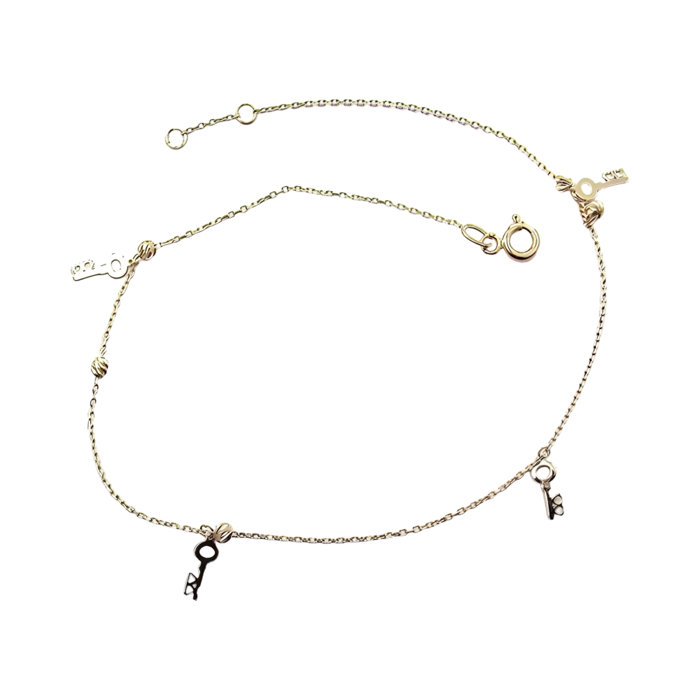 Ювелирное изделие - Браслет на ногу из красного золота в магазине Best-Gold 090205