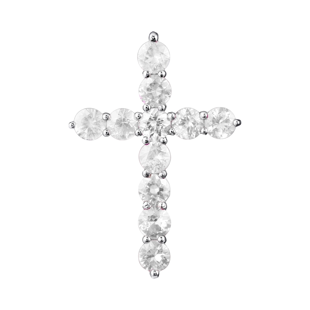 Ювелирное изделие - Подвеска из красного золота с бриллиантами в магазине Best-Gold 153639