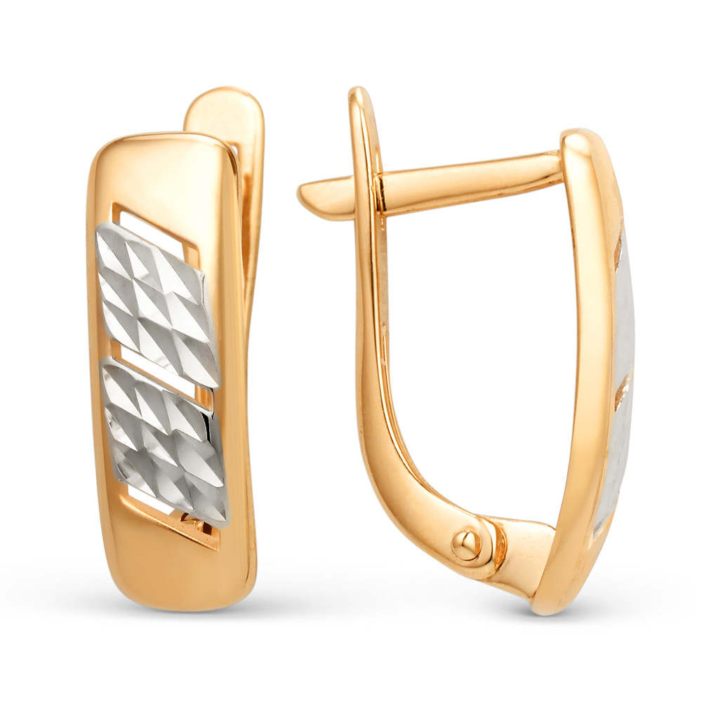 Ювелирное изделие - Серьги из красного золота в магазине Best-Gold 033760