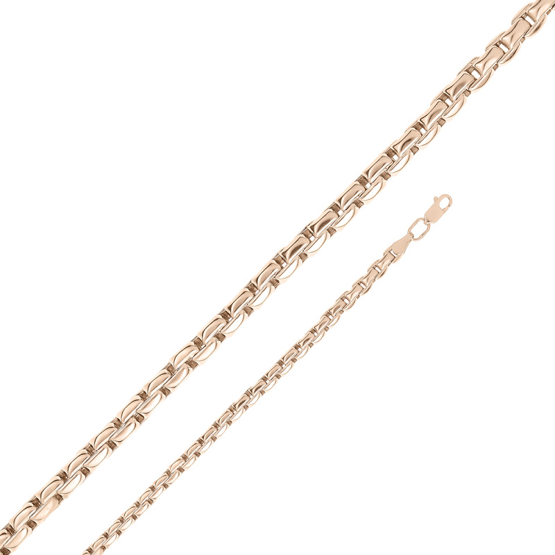 Ювелирное изделие - Браслет из красного золота, Якорное плетение в магазине Best-Gold 033610