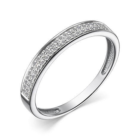 Ювелирное изделие - Кольцо из белого золота с бриллиантами в магазине Best-Gold 155624