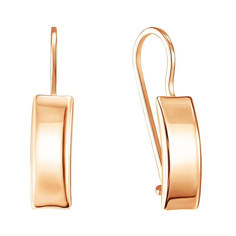 Ювелирное изделие - Серьги из красного золота в магазине Best-Gold 104523