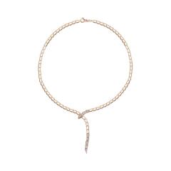 Ювелирное изделие - Колье из красного золота с фианитами в магазине Best-Gold 134947