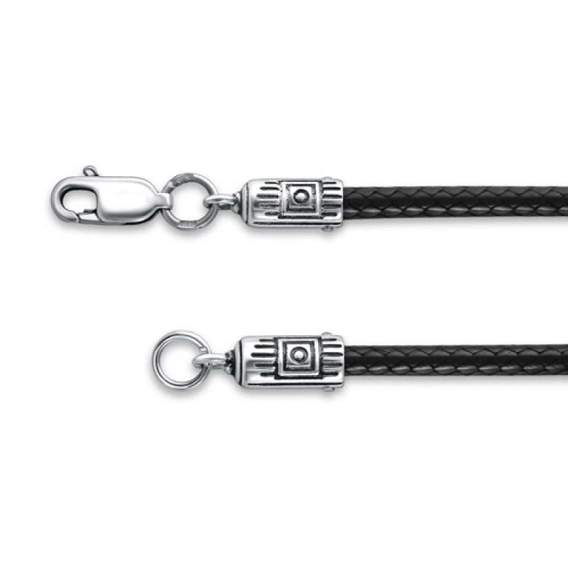 Гайтан шнурок из серебра