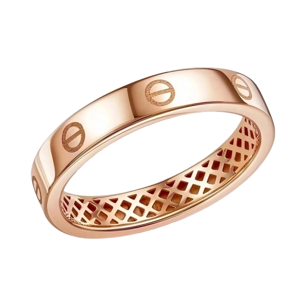 Ювелирное изделие - Кольцо из красного золота с фианитом в магазине Best-Gold 152061