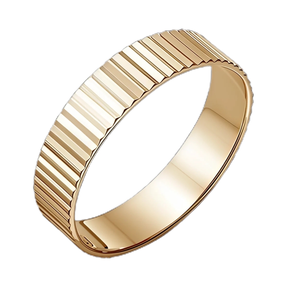 Ювелирное изделие - Обручальное кольцо из красного золота в магазине Best-Gold 035351