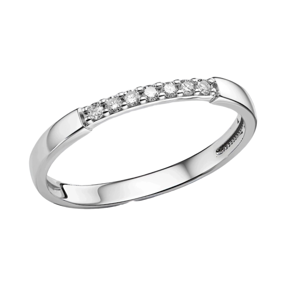 Ювелирное изделие - Кольцо из белого золота с бриллиантами в магазине Best-Gold 156070