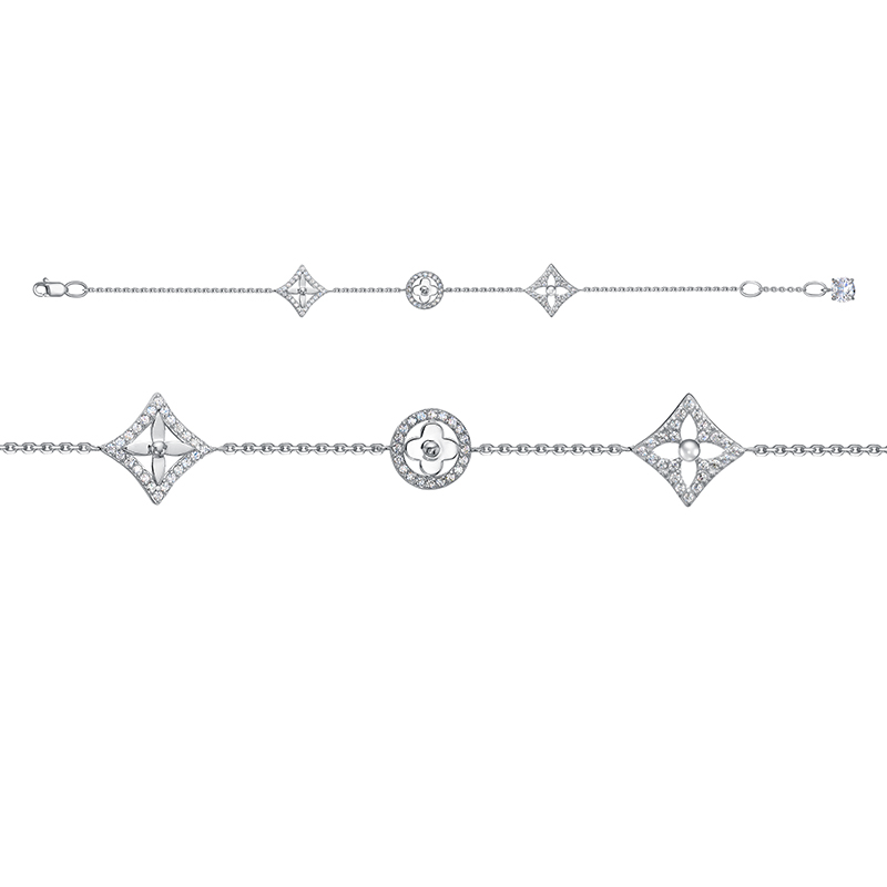 Ювелирное изделие - Браслет из серебра с фианитами в магазине Best-Gold 033401