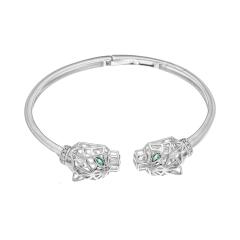 Браслет из серебра с цирконами