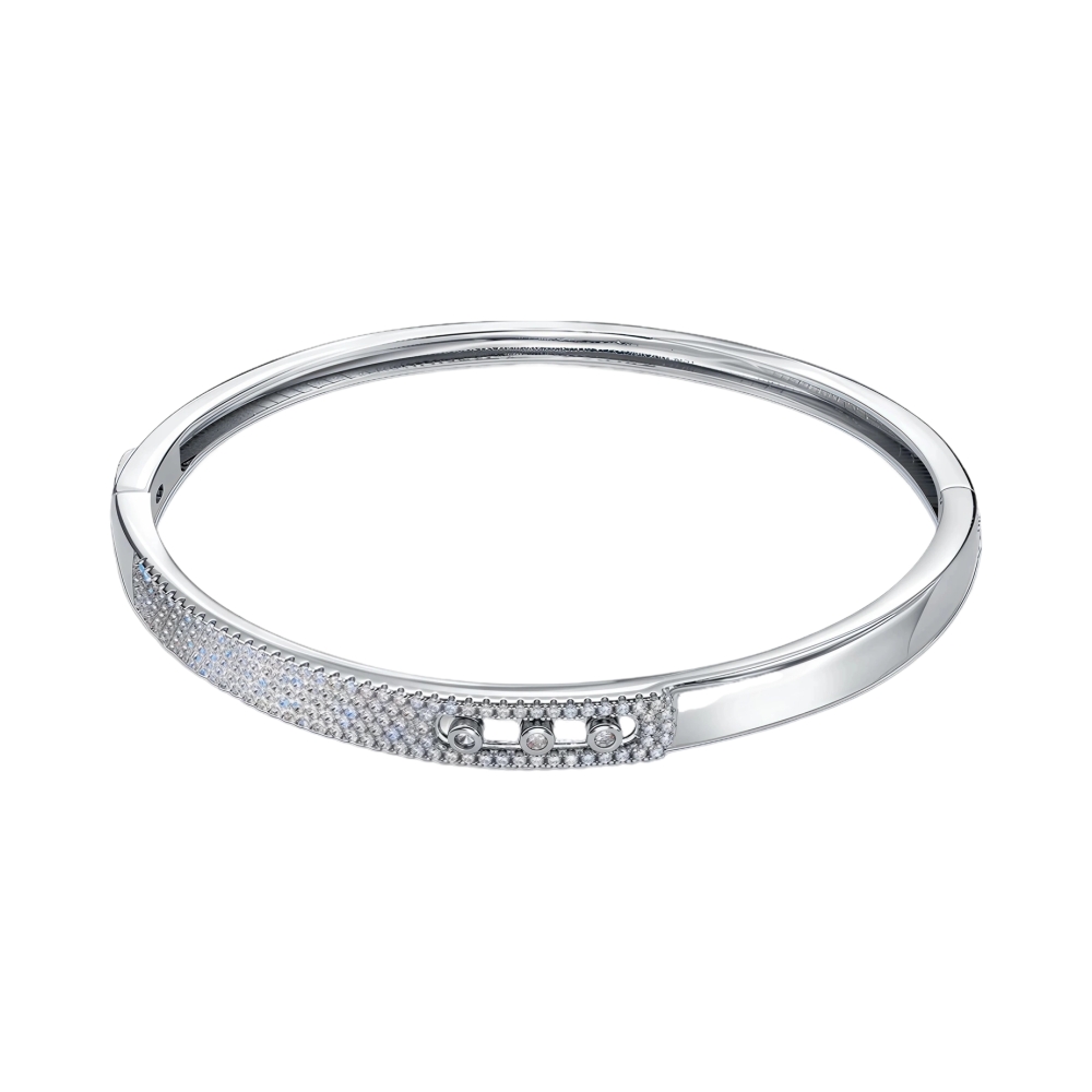 Ювелирное изделие - Браслет из серебра с фианитами в магазине Best-Gold 156051