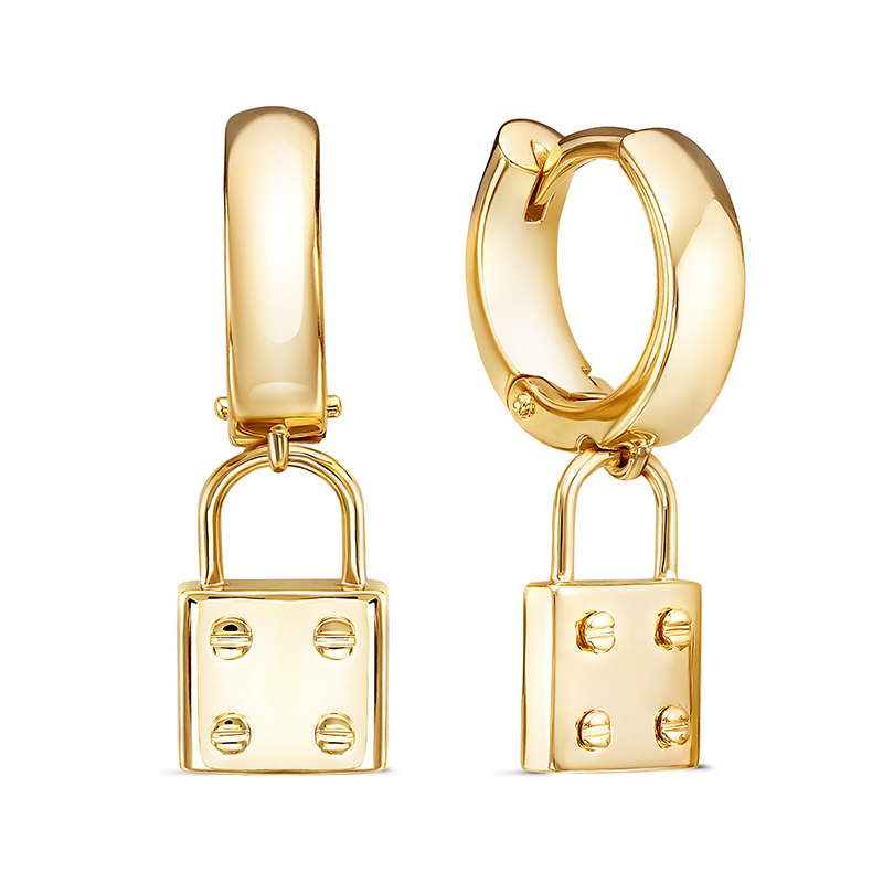 Ювелирное изделие - Серьги из жёлтого золота в магазине Best-Gold 128317