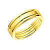 Обручальное кольцо из желтого золота